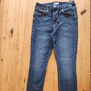 Good American Jeans, Dark Blue, Size 10/30